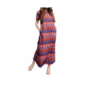 NEW BRITON COURT diana maxi dress in multicolor